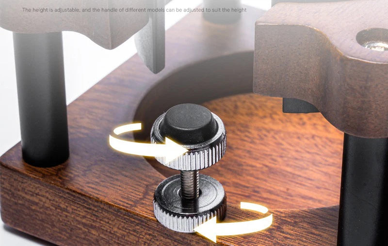 Wooden Coffee Tamper Station Base Tamper Holder Espresso Tamper Mat