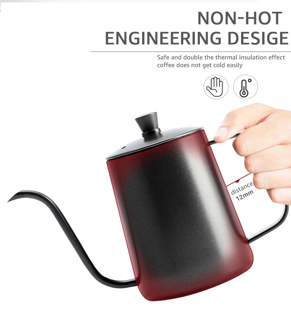 Pour Over Coffee Maker Set Glass Pot With Filter Coffee Dripper Brewer