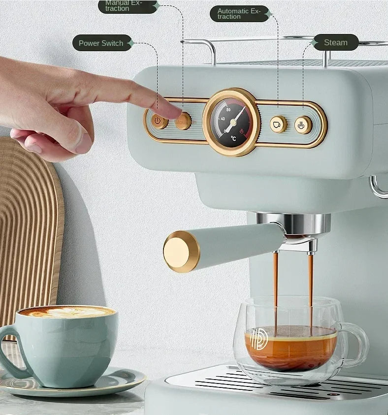 Italian coffee machine, household small fully semi-automatic concentrated