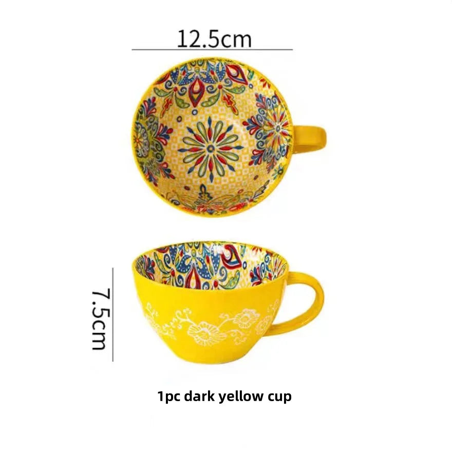 Bohemian Morning Tea Mug Ceramic Coffee Mug Husbands Sisters Funny