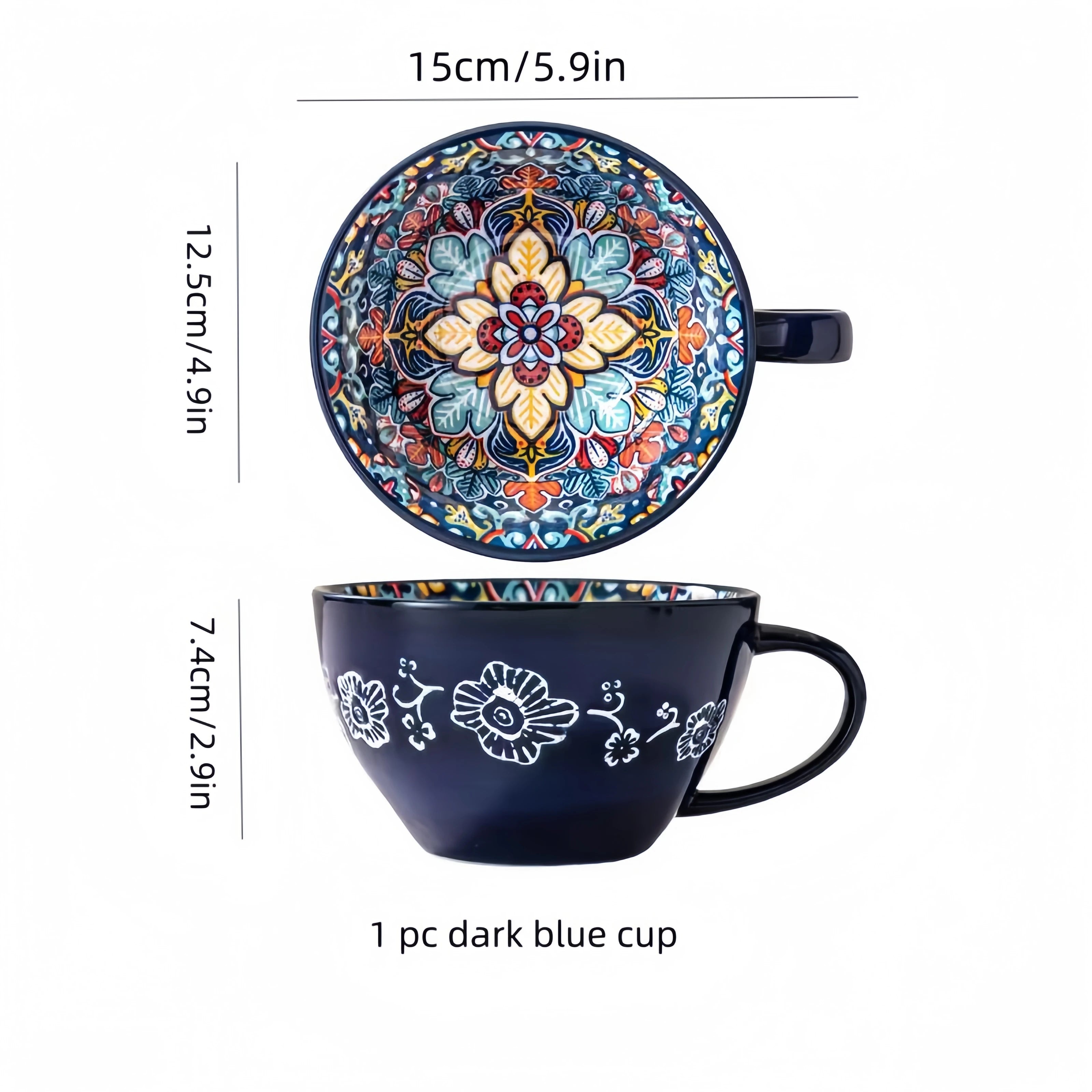 Bohemian Morning Tea Mug Ceramic Coffee Mug Husbands Sisters Funny