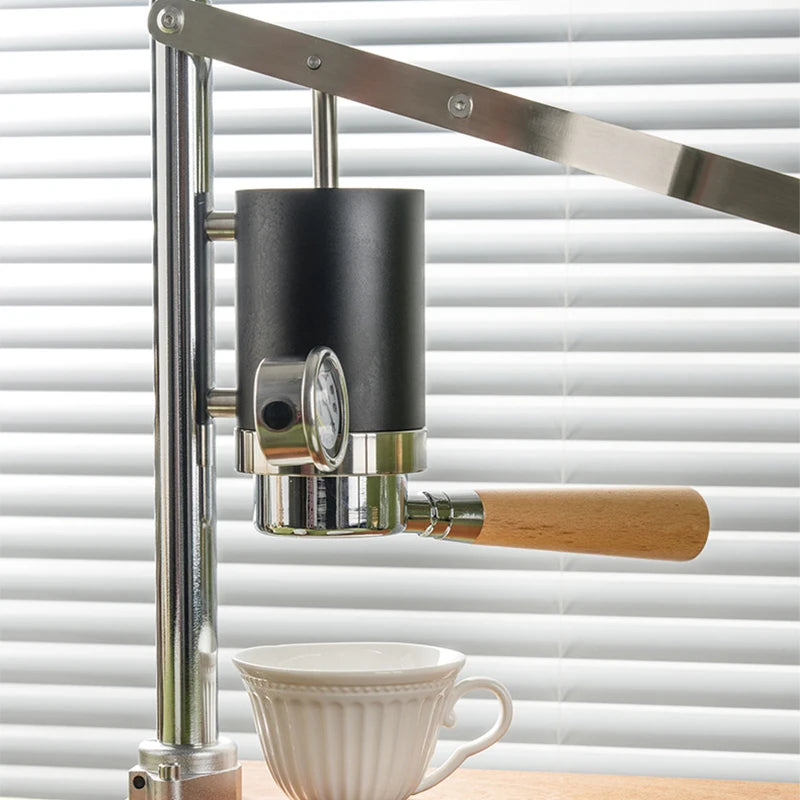 Manual Espresso Machine Retro Design High-Pressure Extraction Rich Oil Content