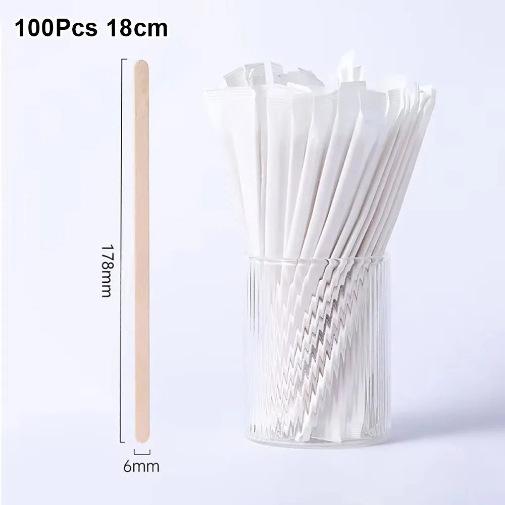 Coffee Stirrer Sticks Disposable Single Package Wooden Coffee Stirrers