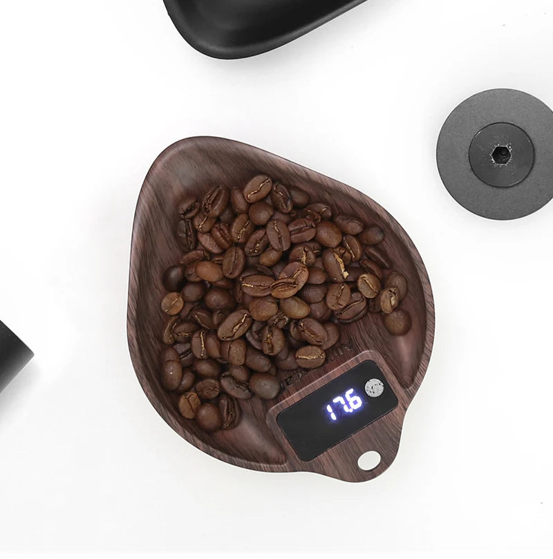 AliKisscafe Coffee Scale Electronic Bean Measuring Scale ABS Espresso Weighing