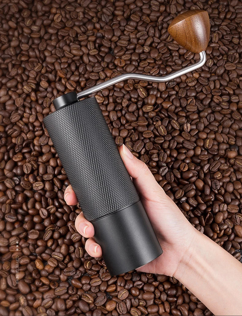 Manual Coffee Grinder Stainless Steel Conical Burr Adjustable Hand Grinder