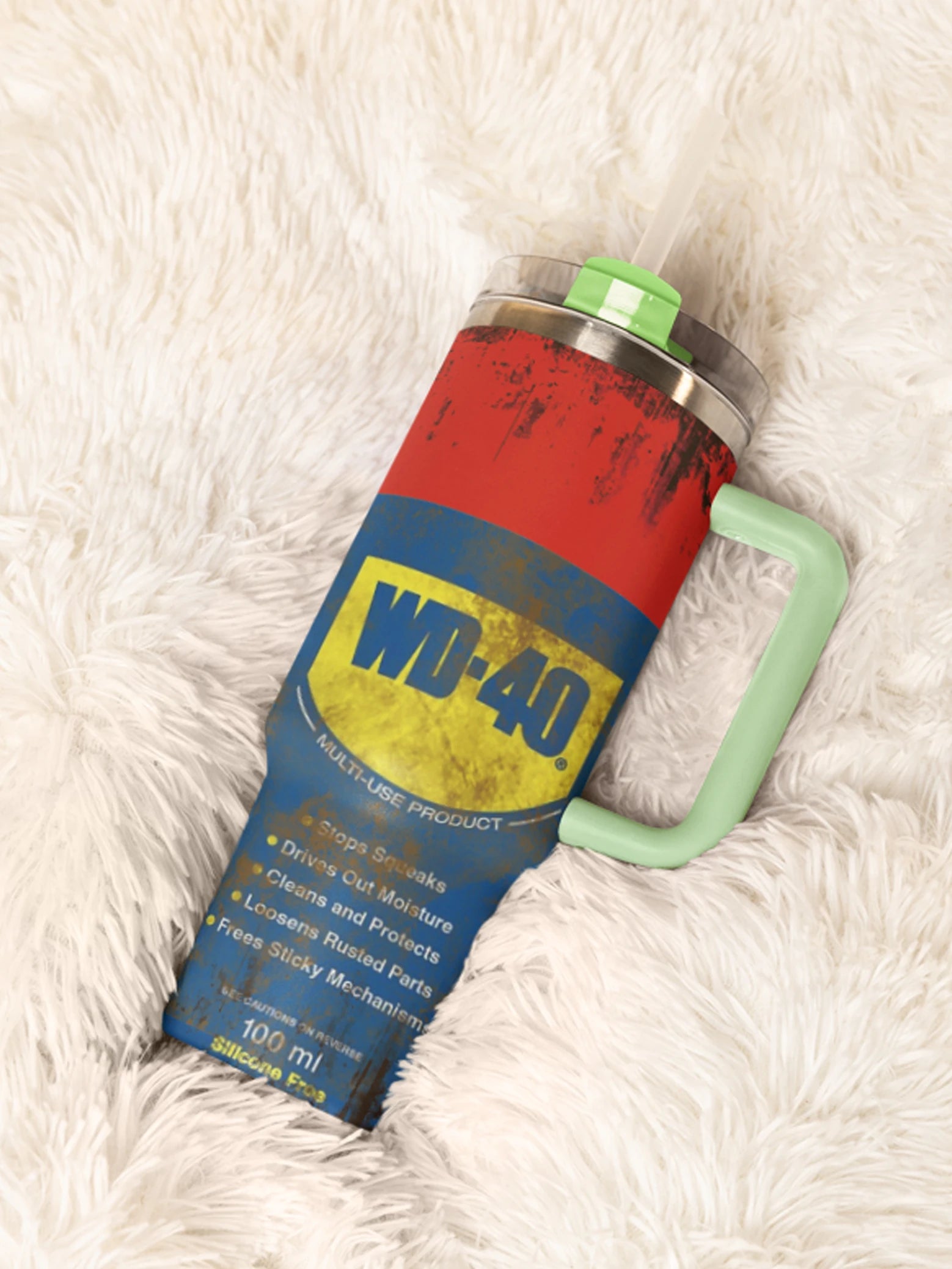 40oz Tumbler With Lid, Insulated Stainless Steel Cup, Portable Vacuum Mug