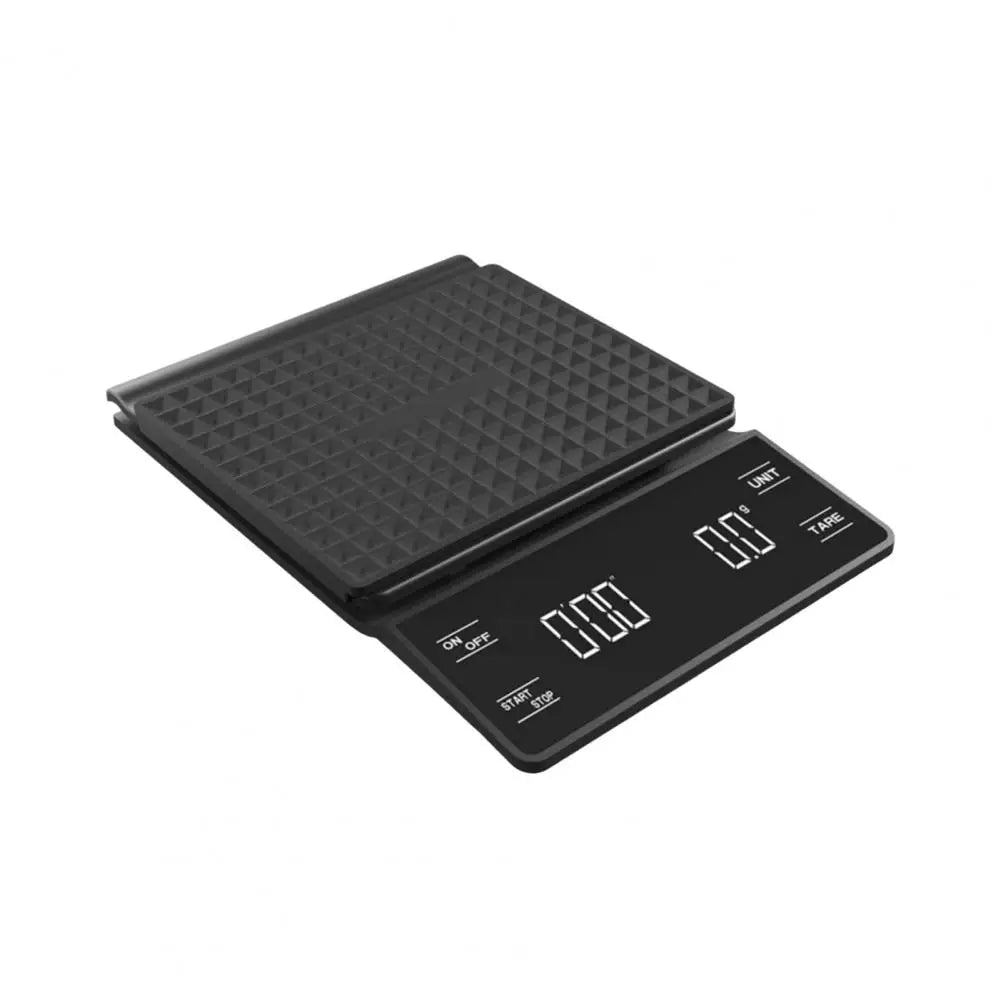 Mini Coffee Scale with Timer 3 Units High Precision LCD Display Electronic Pour