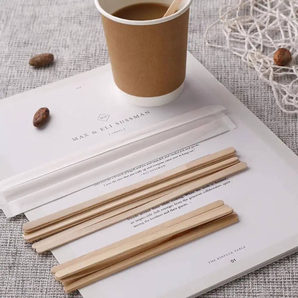Coffee Stirrer Sticks Disposable Single Package Wooden Coffee Stirrers