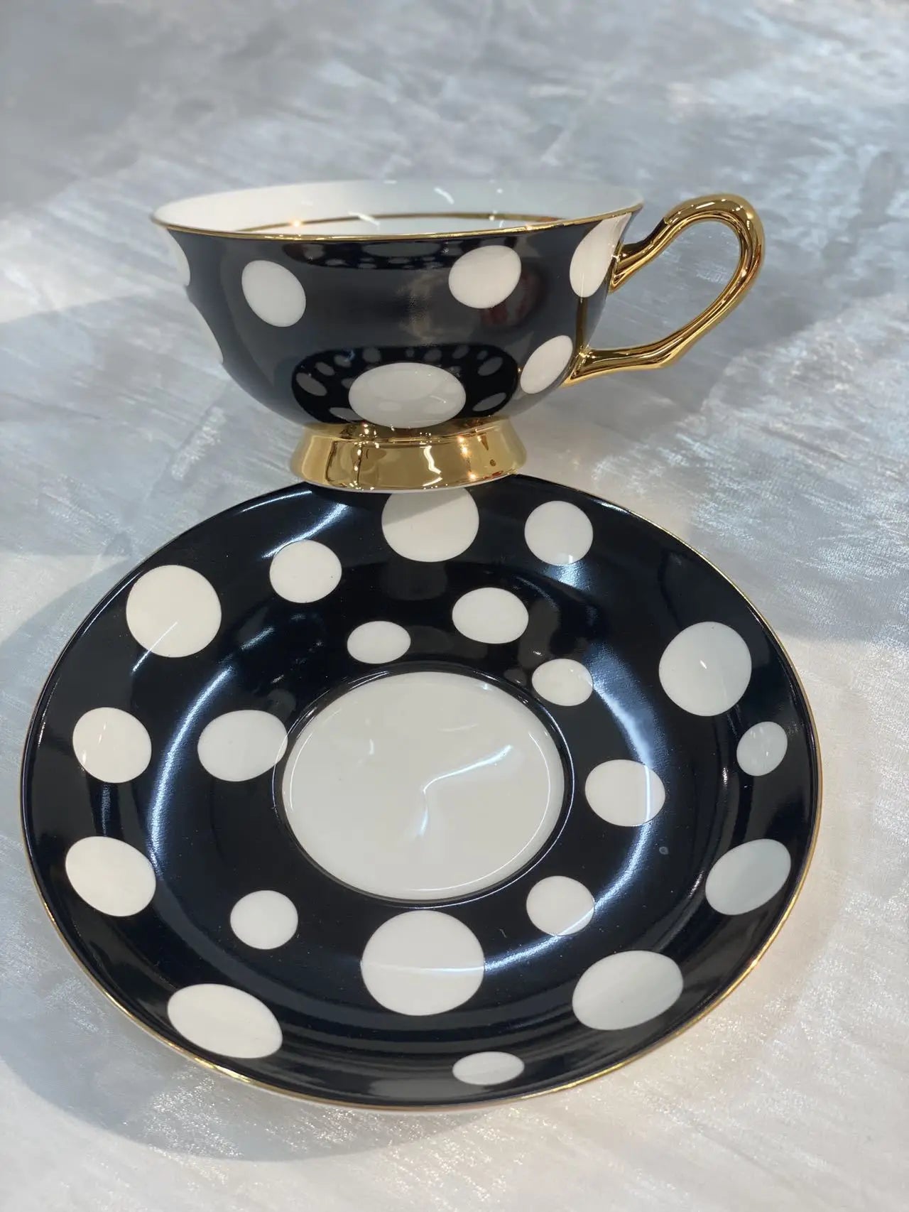 220ml Ceramic Mug Light Luxury Retro Afternoon Tea Coffee Cup Saucer Sets