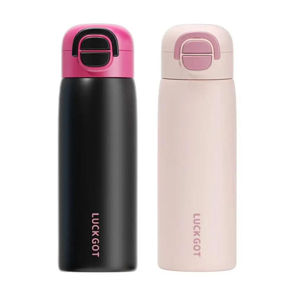 500ML Double Drink Vacuum Flasks 316 Stainless Steel With Straw Water Bottle