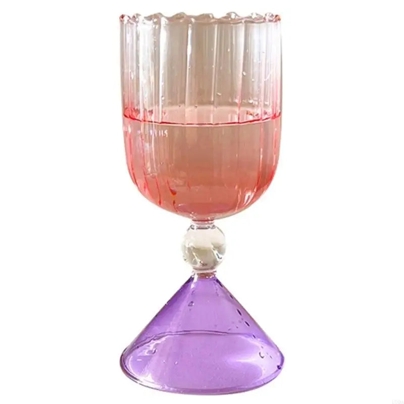Kitchen Glasswares Colorful Cocktail Cups Creative Wine Cup Unique Flower Cup