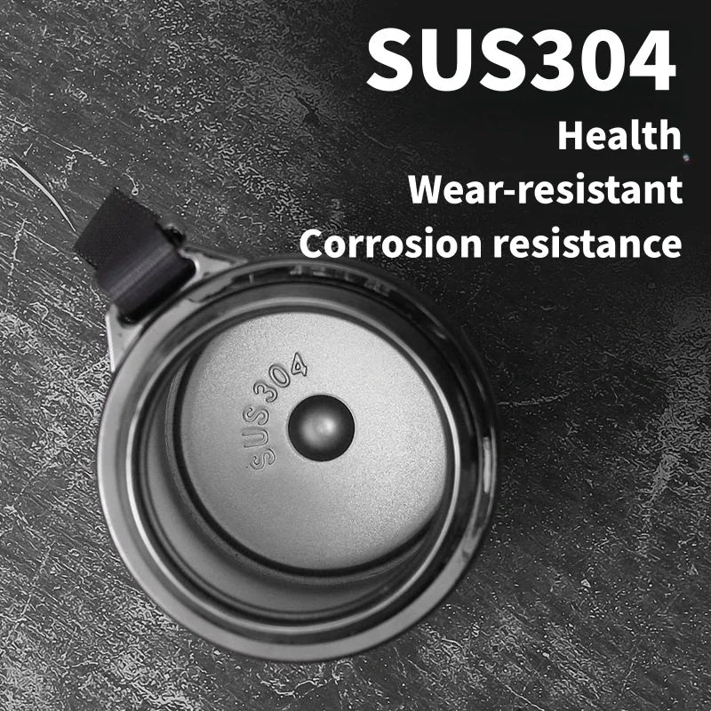 SoftAura Stainless Steel Thermos Bottle LED Temperature Display Portable Cup