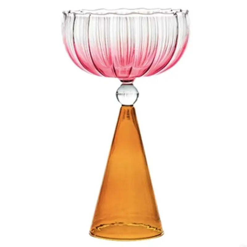 Kitchen Glasswares Colorful Cocktail Cups Creative Wine Cup Unique Flower Cup