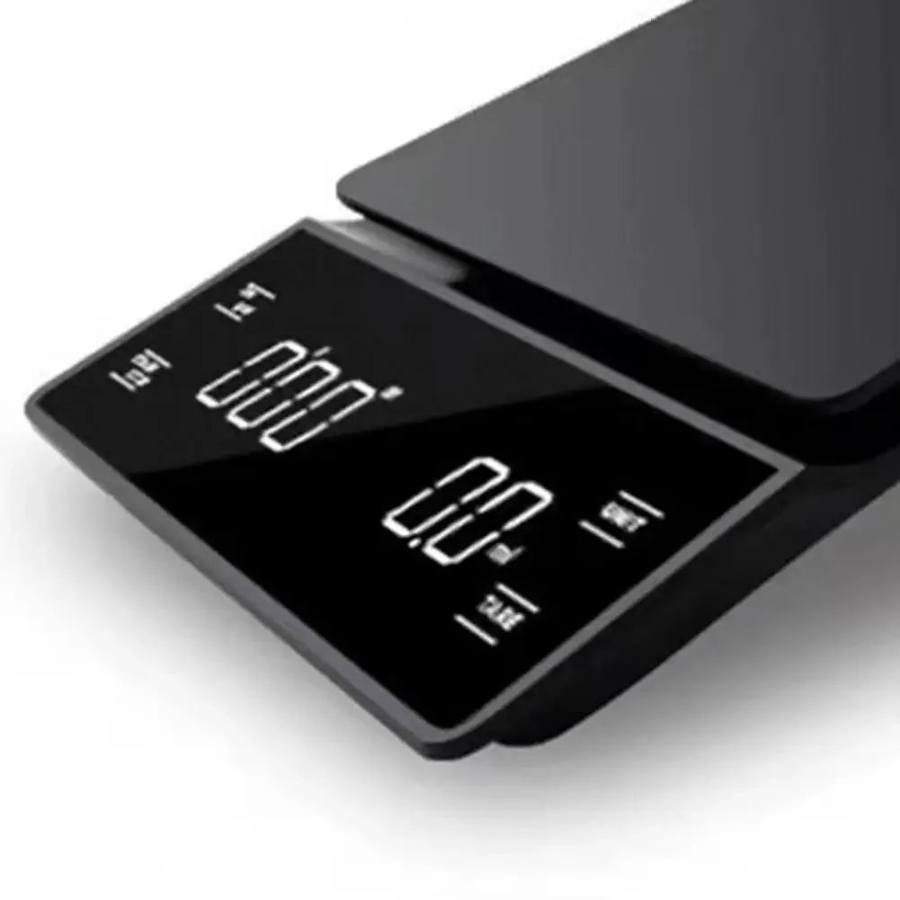 Mini Coffee Scale with Timer 3 Units High Precision LCD Display Electronic Pour