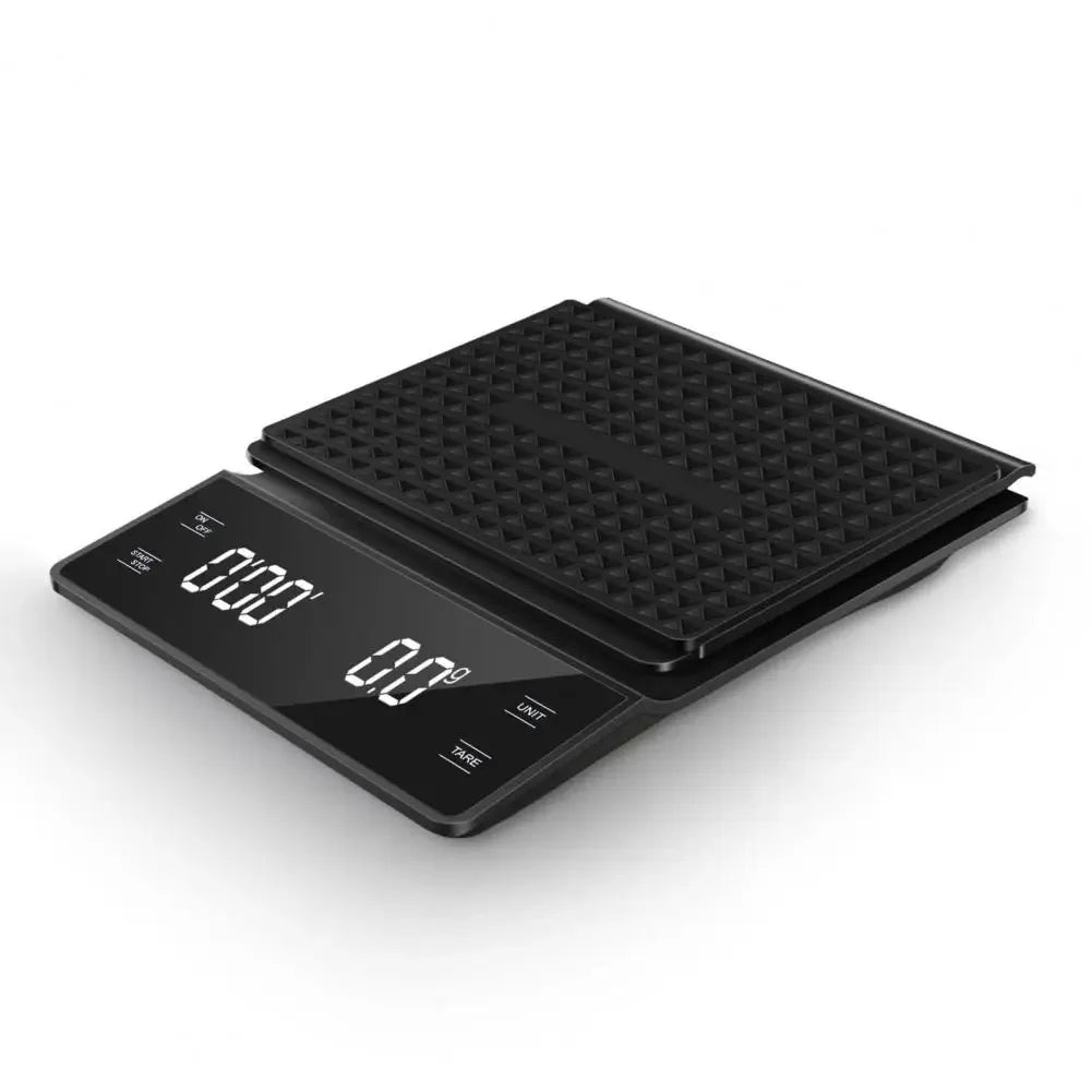 Mini Coffee Scale with Timer 3 Units High Precision LCD Display Electronic Pour