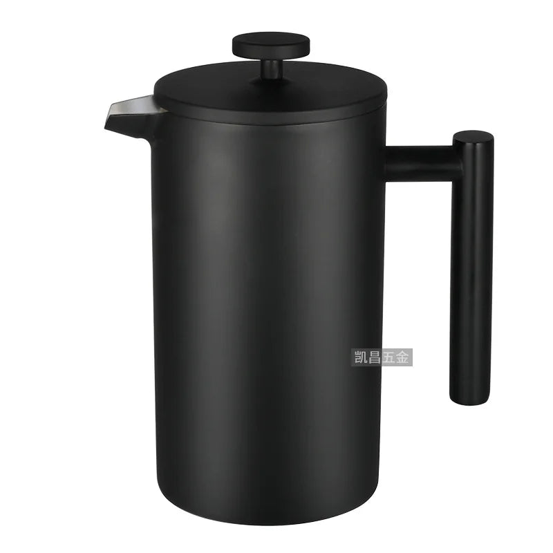 1000ml French Press Coffee Maker and Tea Pot Thermal Kettle Press Cafe Brewed