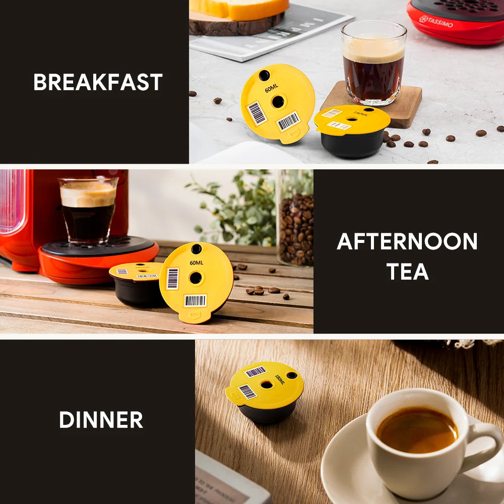 Bosch Tassimo Coffee Capsule Reusable Tassimo Pods Refillable Coffee Filters Pod