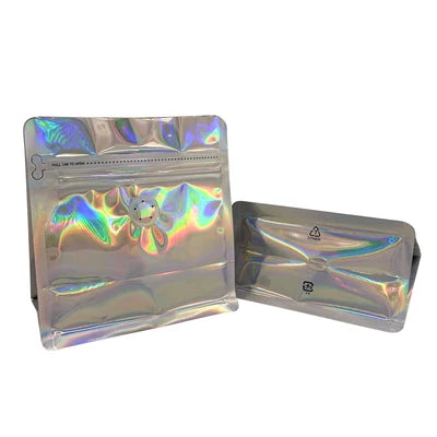 Holographic Coffee Bean Powder with ValveTea Storage Bag Mylar Packaging