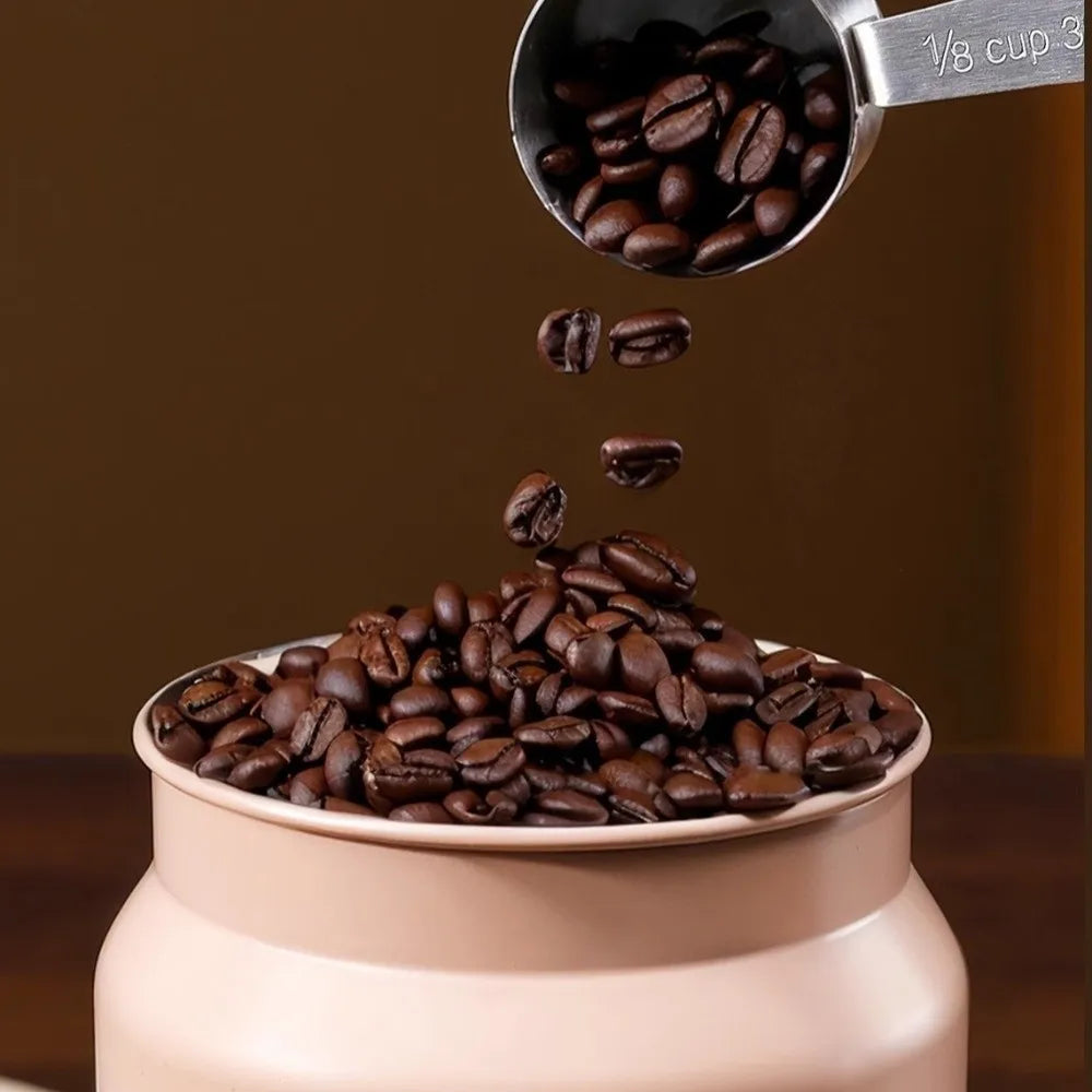 Stainless Steel Vacuum Coffee Container Moisture-Proof Keep Fresh Coffee Bean