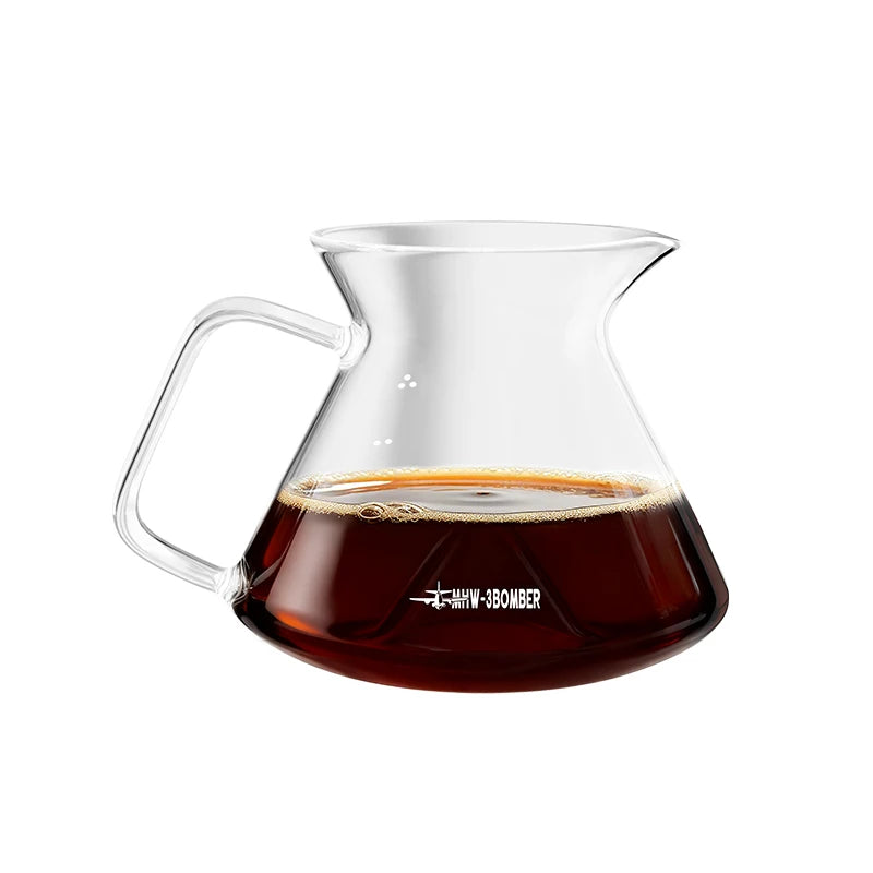 Coffee Server Glass Coffee Dripper for Home Brewing Kitchen Accessories