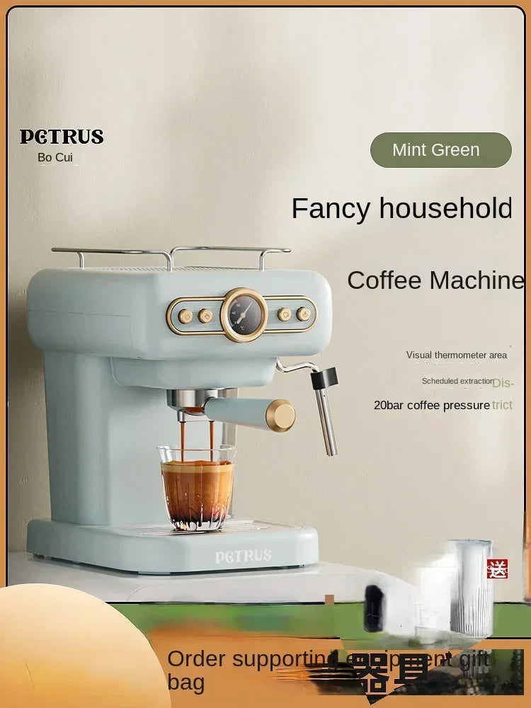 Italian coffee machine, household small fully semi-automatic concentrated