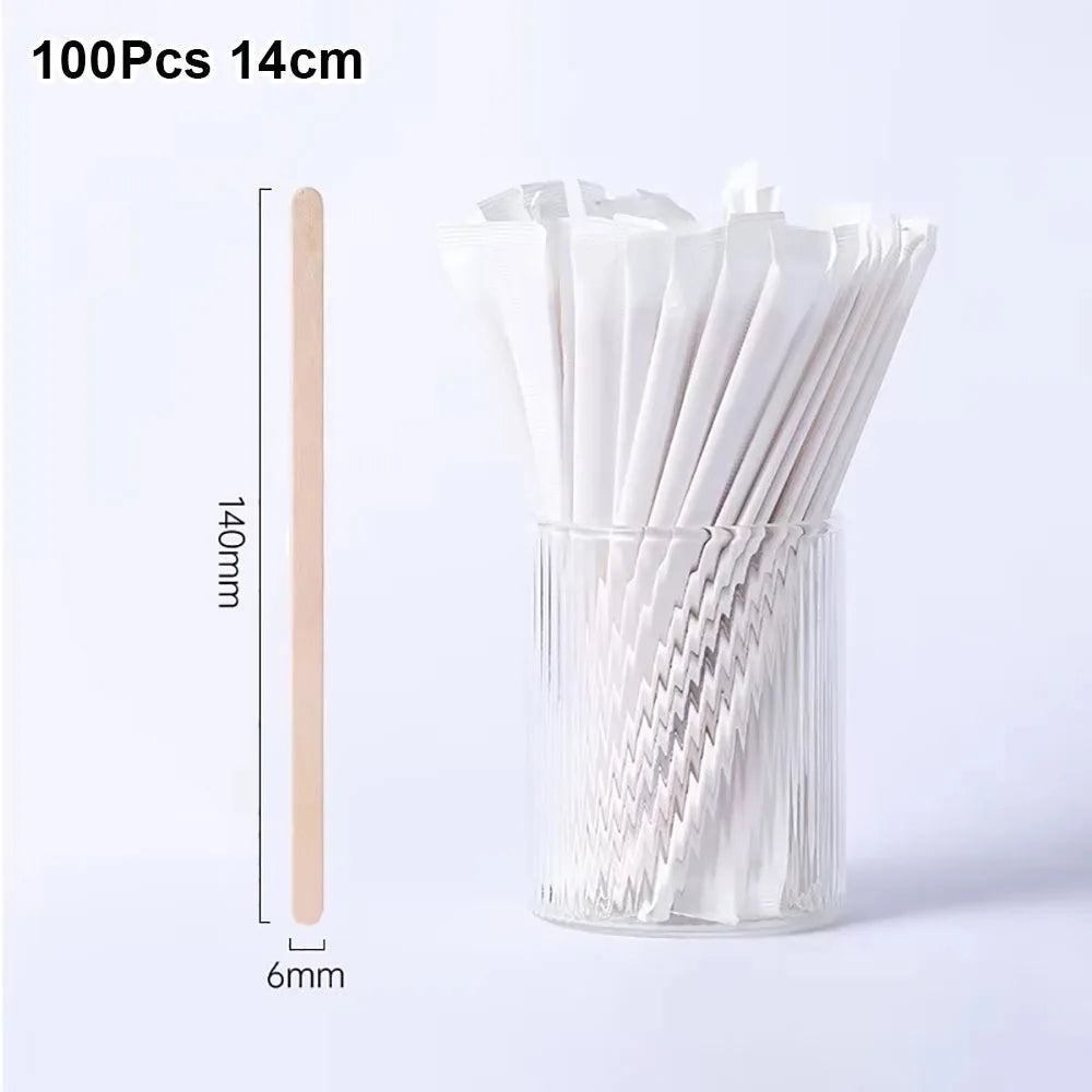 Coffee Stirrer Sticks Disposable Single Package Wooden Coffee Stirrers