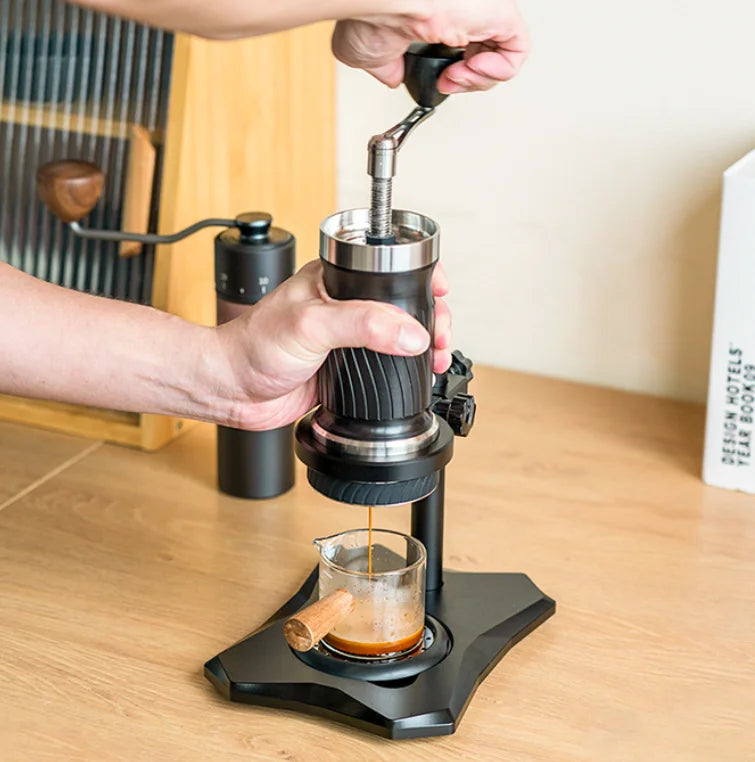 New Hand-cranked Espresso Machine Portable Travel Outdoor Manual Coffee