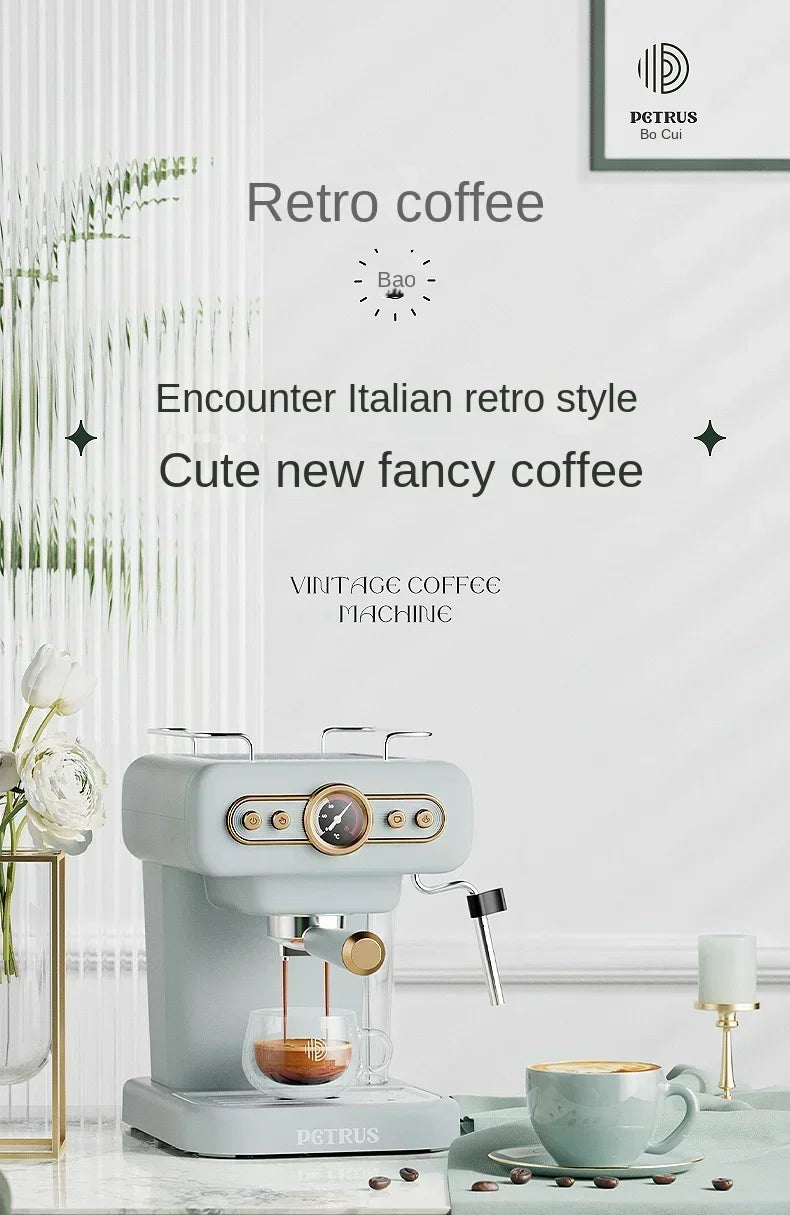 Italian coffee machine, household small fully semi-automatic concentrated