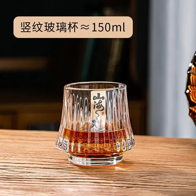 Shanhai Glass Whiskey Cup Set Shanhai Cup Household foreign wine glasses
