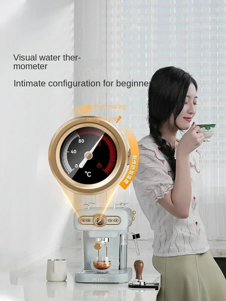 Italian coffee machine, household small fully semi-automatic concentrated