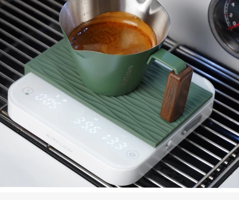 AIRFLOW Coffee Scale With Timer LED Screen Espresso Precision Measures