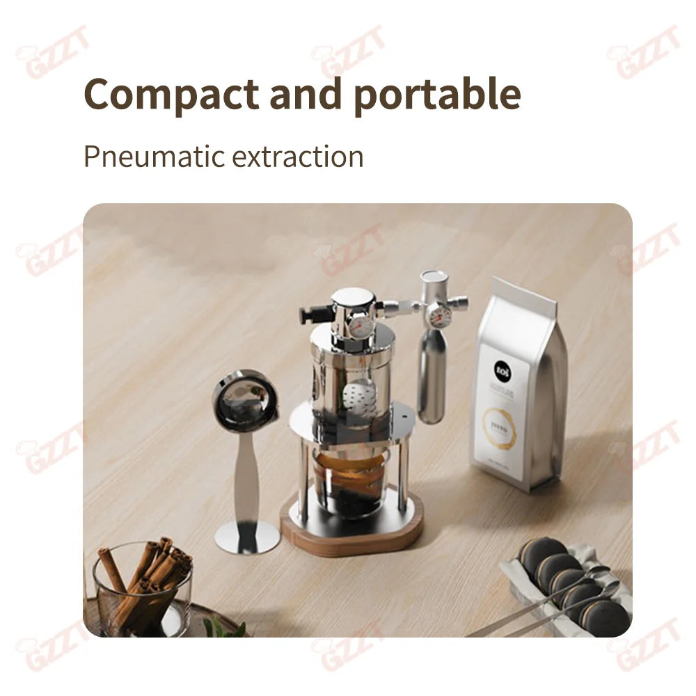 Rapid Air Pressure Extraction Air Pump Manual Camping Portable Espresso Maker