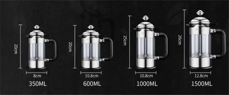 Coffee Maker Best Double Walled Stainless Steel Cafetiere Insulated Coffee Tea Maker