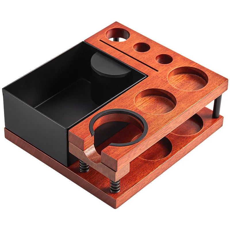 Coffee Tamping Station Spring Coffee Tamper Holder Portafilter Stand Barista
