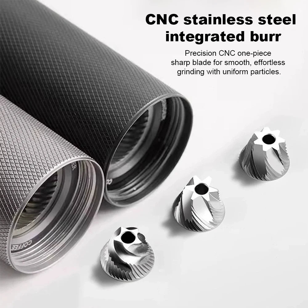 Manual Coffee Grinder Stainless Steel Conical Burr Adjustable Hand Grinder