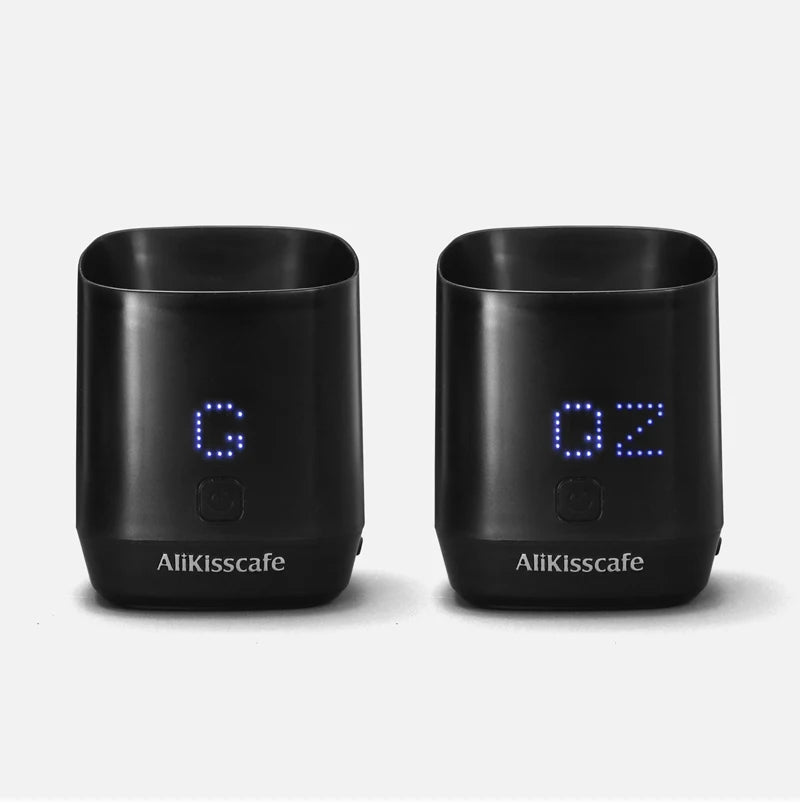 AliKisscafe Digital Dosing Cup Coffee Scale Display Tray Precise Scale Cup