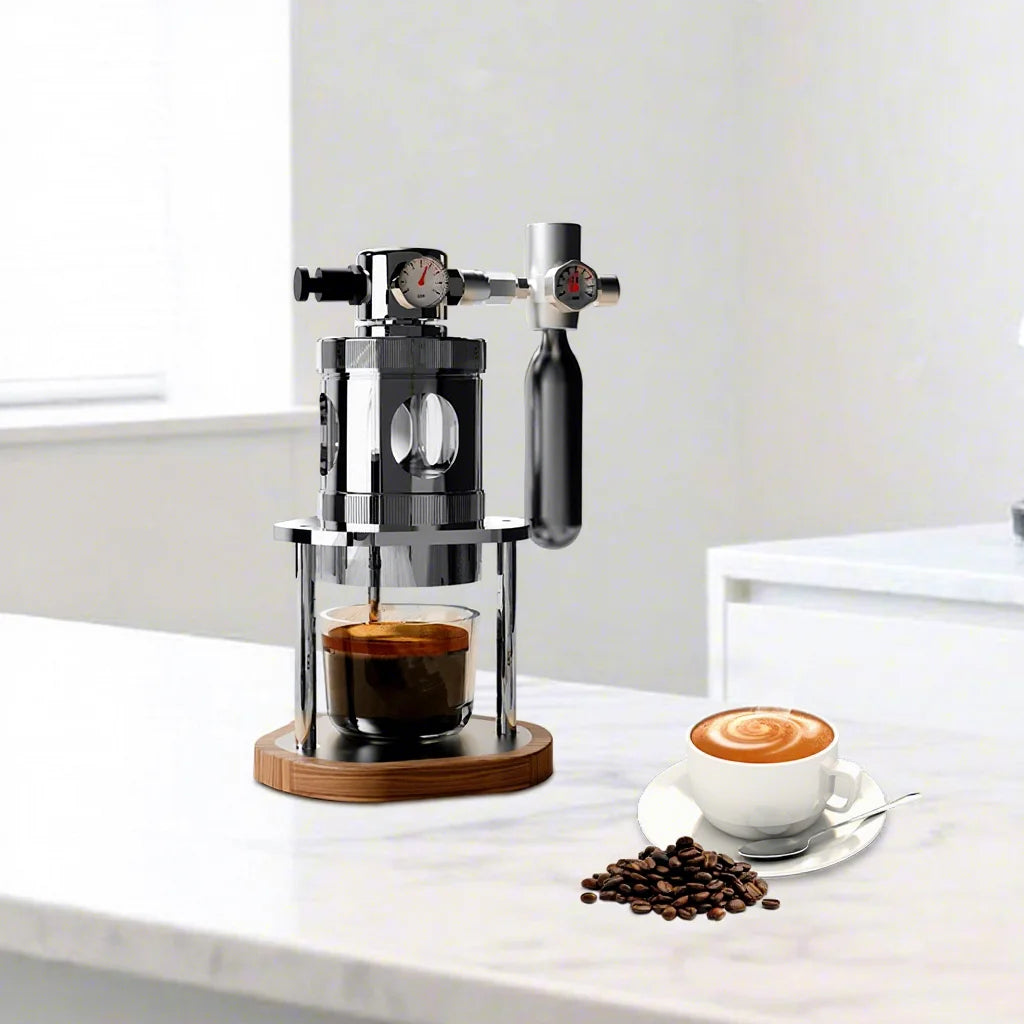 Rapid Air Pressure Extraction Air Pump Manual Camping Portable Espresso Maker