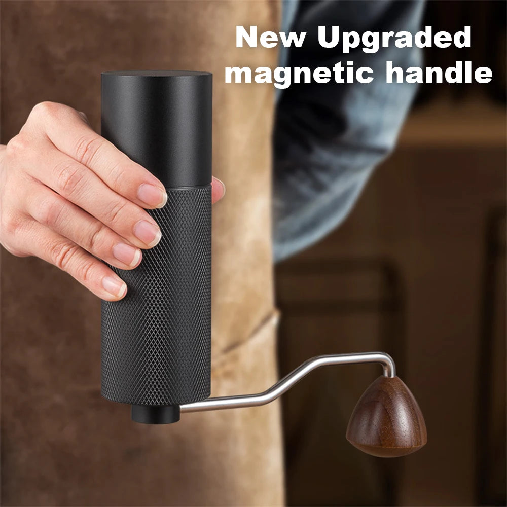 Manual Coffee Grinder Stainless Steel Conical Burr Adjustable Hand Grinder