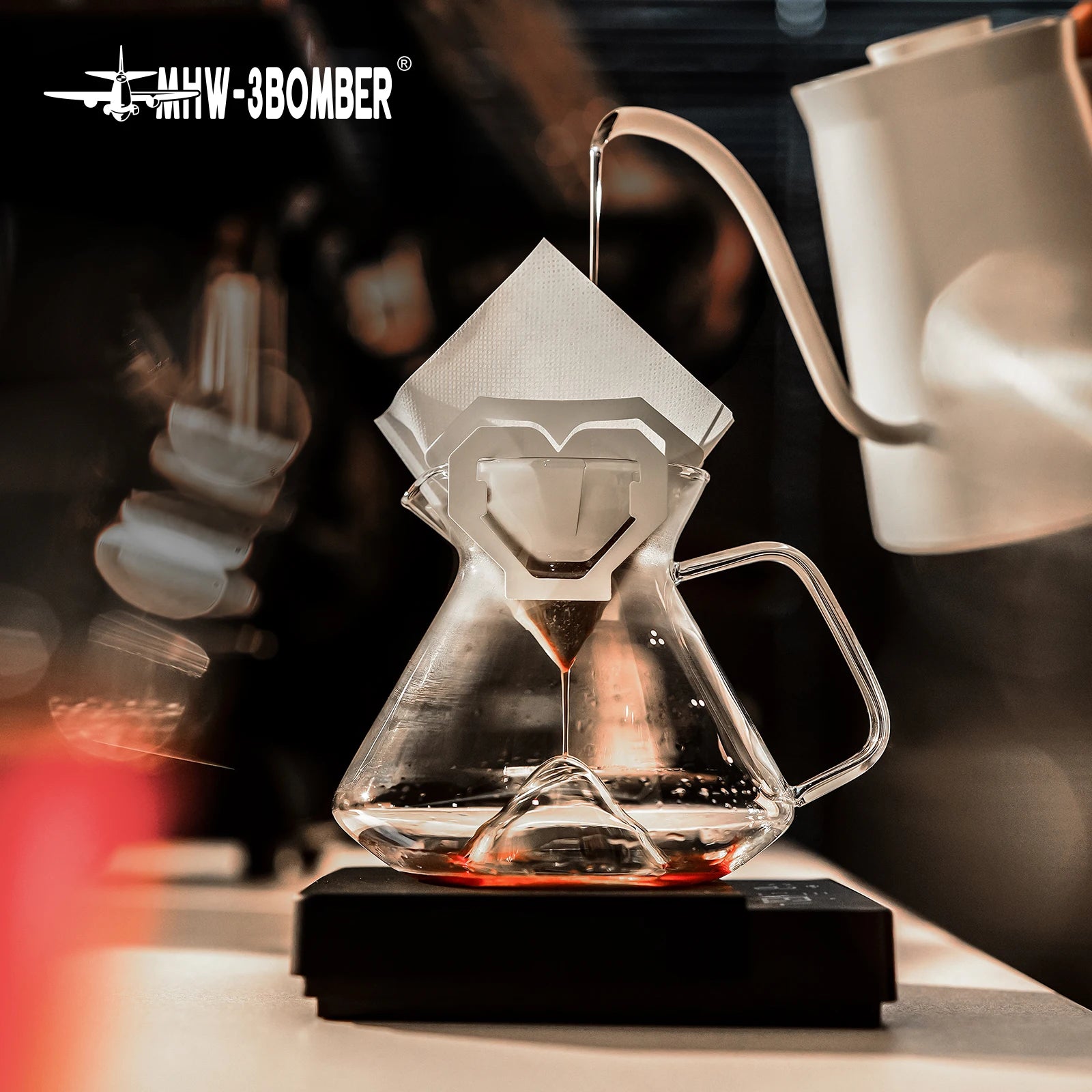 Coffee Server Glass Coffee Dripper for Home Brewing Kitchen Accessories