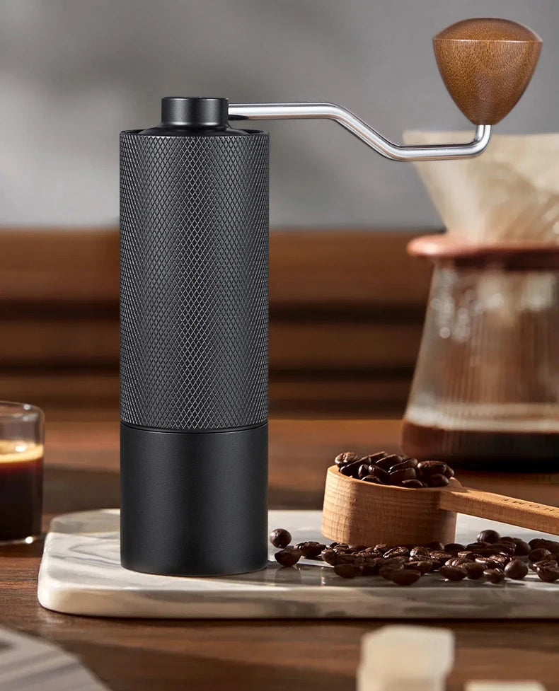 Manual Coffee Grinder Stainless Steel Conical Burr Adjustable Hand Grinder
