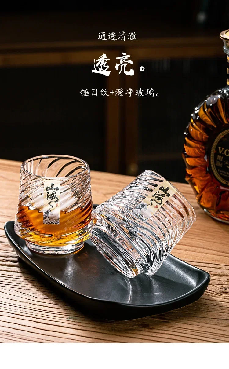Shanhai Glass Whiskey Cup Set Shanhai Cup Household foreign wine glasses