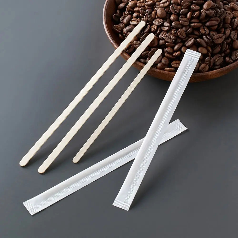 Coffee Stirrer Sticks Disposable Single Package Wooden Coffee Stirrers