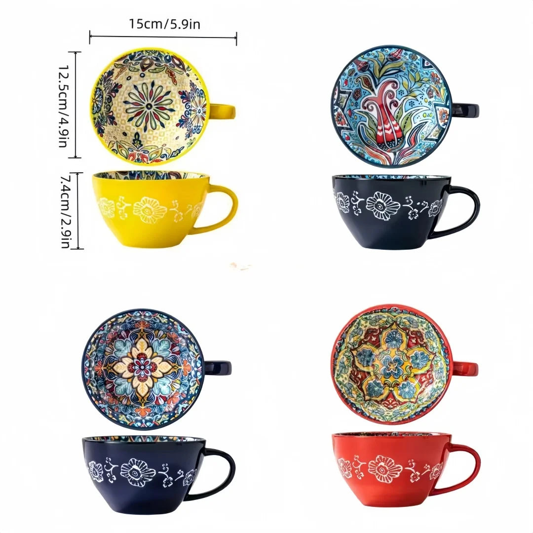 Bohemian Morning Tea Mug Ceramic Coffee Mug Husbands Sisters Funny
