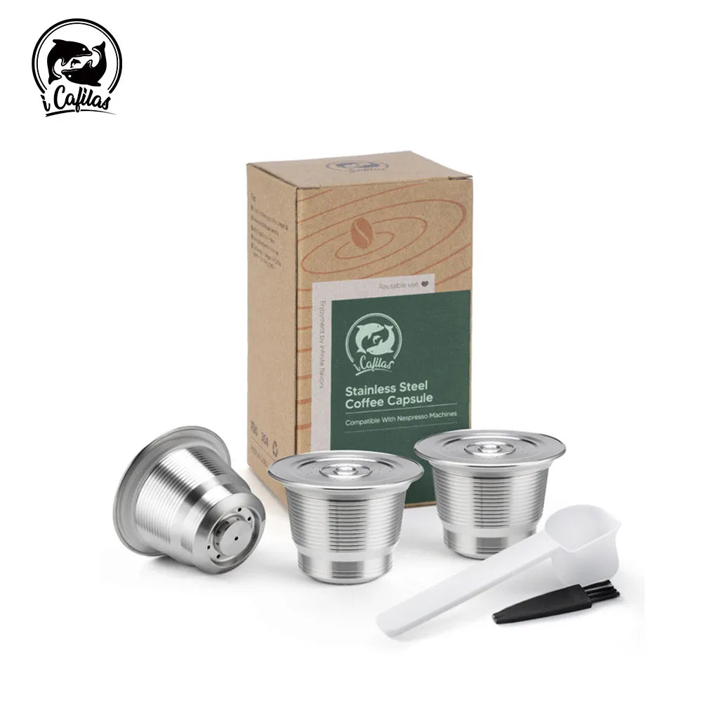 Capsula For Nespresso inox Essenza Mini C30 Reusable Capsule Coffee Filter