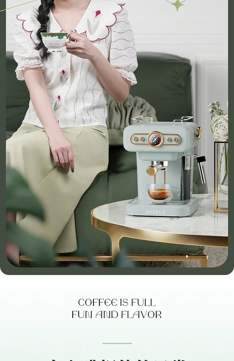 Italian coffee machine, household small fully semi-automatic concentrated