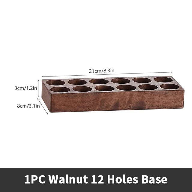 Coffee Beans Storage Container Tube Display Rack Tea Bottle Glass Single Dose
